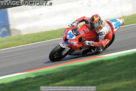 2008-05-11 Monza 0891 Supersport - Matthieu Lagrive - Honda CBR600RR